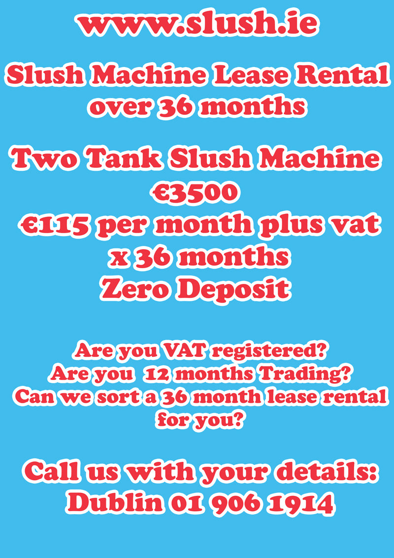 Slush Machine - 2 Tank Machine - Delivered Anywhere in Ireland