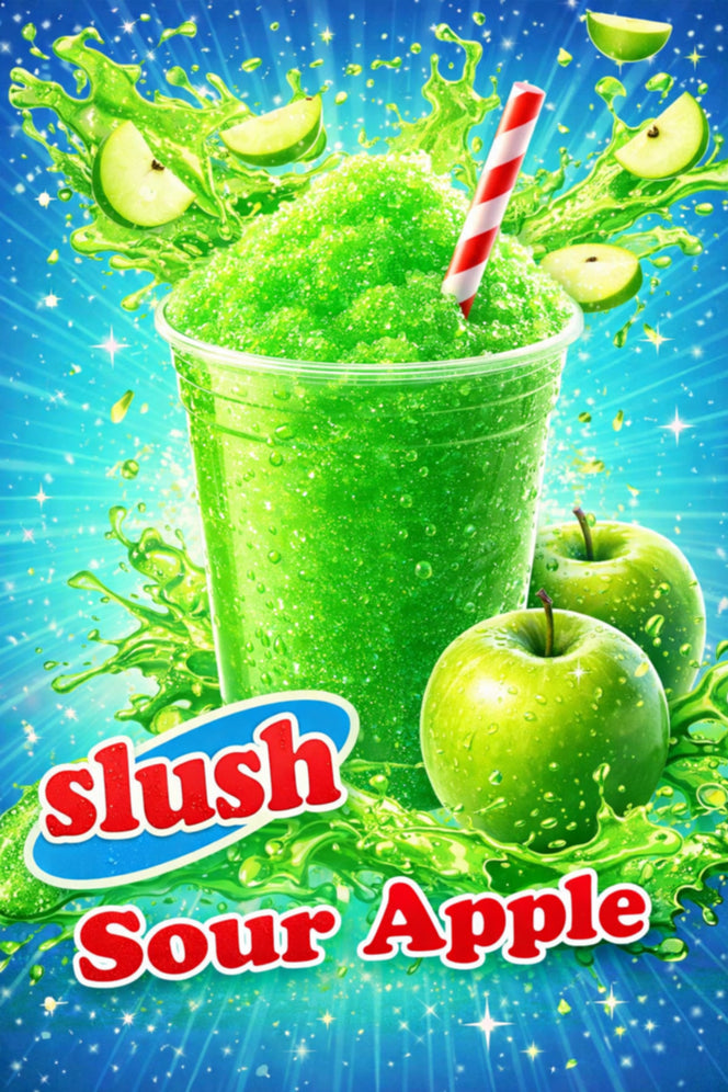 Slush Mix Sour Apple