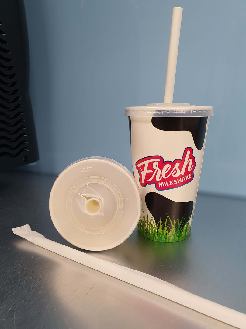 Thick Milkshake Straws - Individually Wrapped