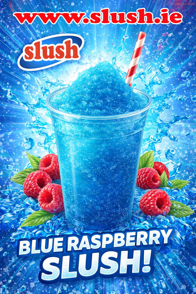 Blue Raspberry Slush Float Slush Mix Blue Raspberry 5 litre | www.slush.ie