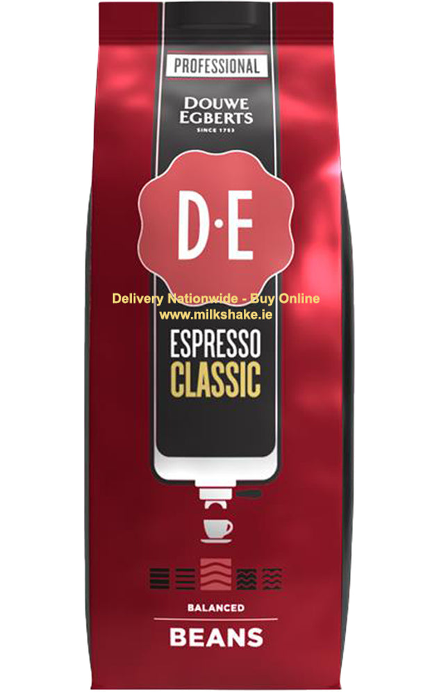 Douwe Egberts Espresso Beans  - Case of 4 x 1kg