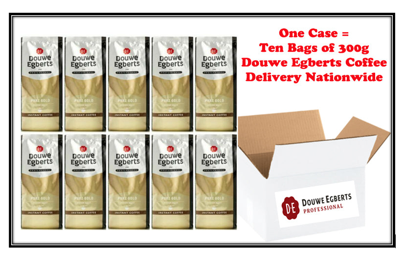 Douwe Egberts Pure Gold Coffee - case of 10 bags