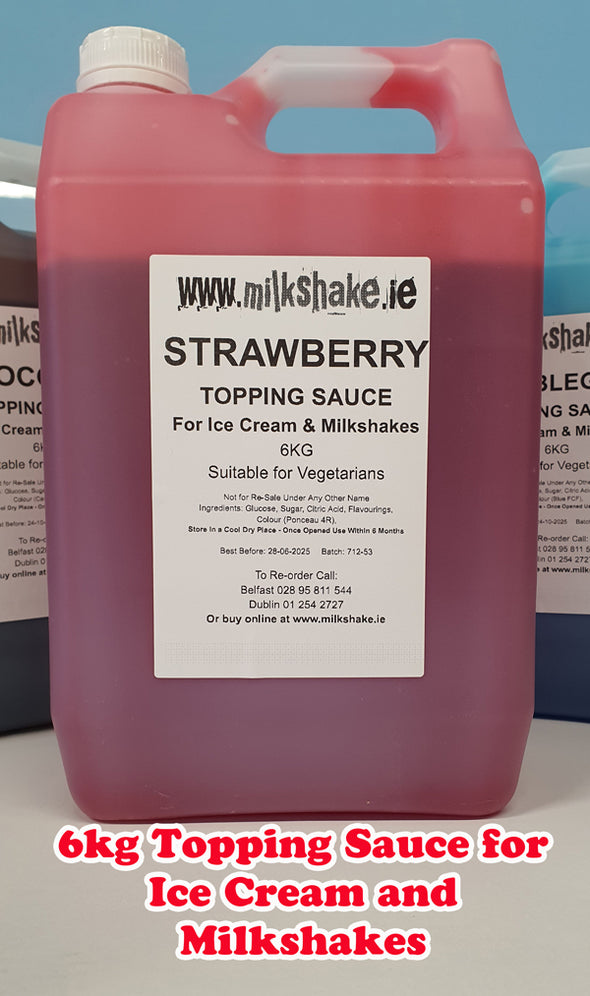 Ice Cream and Milkshake Topping Sauce - Strawberry Flavour
