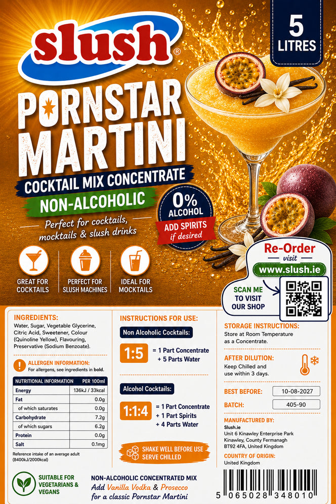 Pornstar Martini Cocktail Mix 5 litre