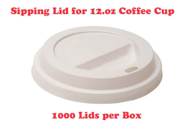 Sipping Lid - for 12.oz coffee cups