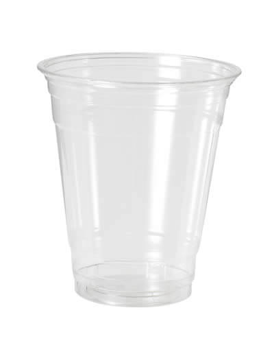 Plastic Milkshake Cups Medium 12.oz 330ml