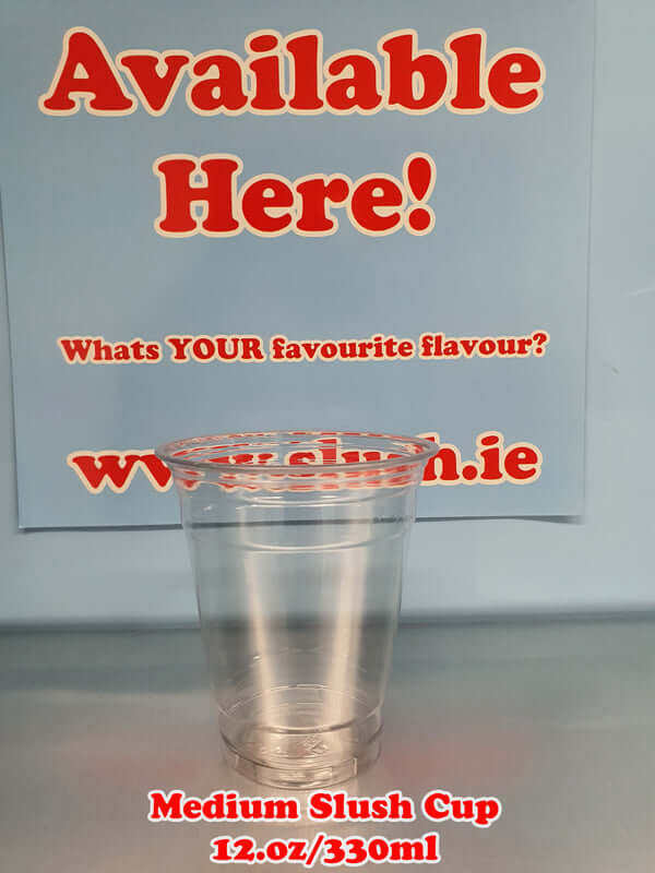 Plastic Slush Cups Medium 12.oz 330ml