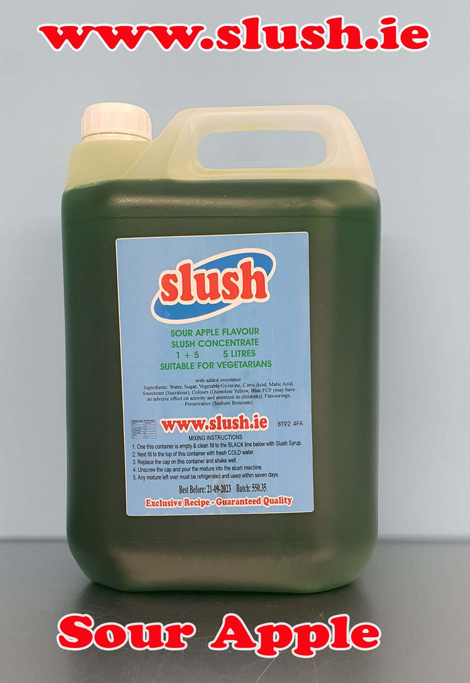 Slush Mix Sour Apple