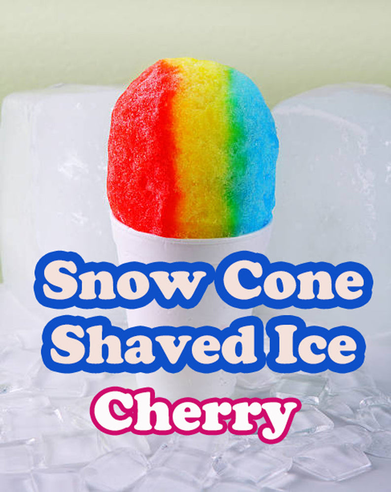 Snow Cone Shaved Ice Cherry Syrup