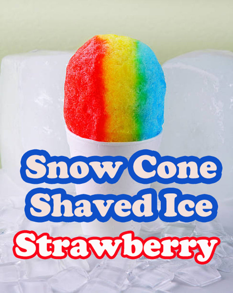 Snow Cone Shaved Ice Strawberry Syrup